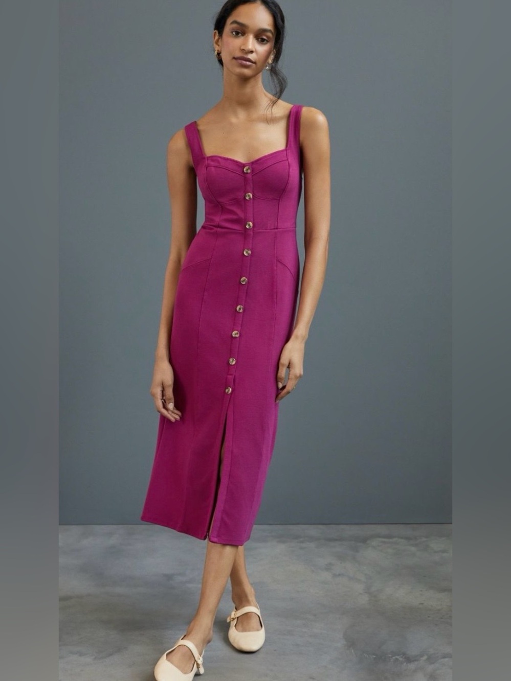 Maeve Knit Midi Dress.